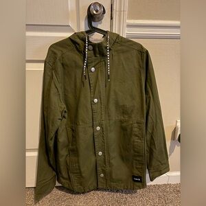 Hurley green jacket size M
